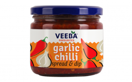 Veeba Garlic Chilli Spread & Dip   Plastic Jar  335 grams